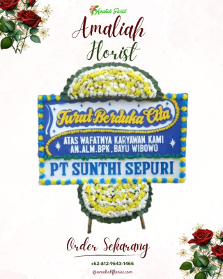 Papan Bunga Duka di Curug