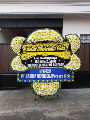 Papan Bunga Duka di Curug